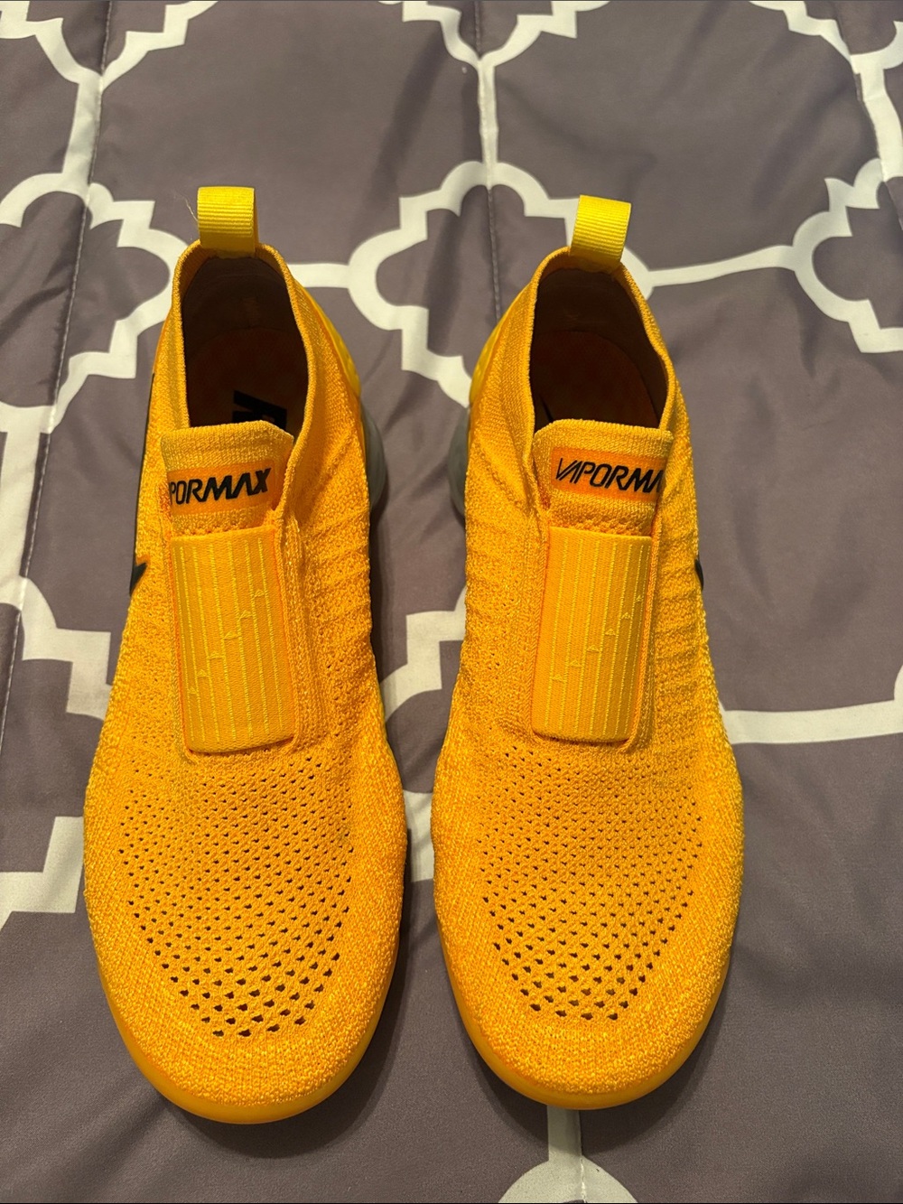 Nike Vapormax Slip-On Knit Sneakers - Bright Yellow